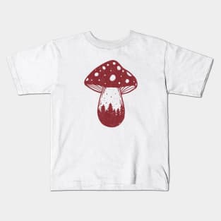 Mushroom Forest Kids T-Shirt